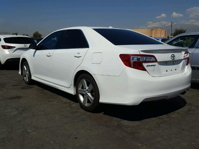 4T1BF1FK1DU651928 - 2013 TOYOTA CAMRY L WHITE photo 3