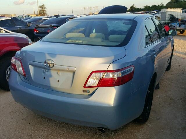 4T1BB46K19U109913 - 2009 TOYOTA CAMRY BLUE photo 4