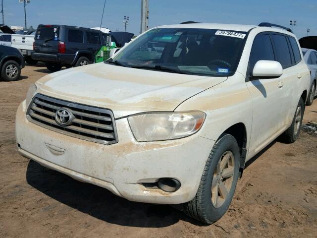 JTEZK3EH2A2105366 - 2010 TOYOTA HIGHLANDER WHITE photo 2