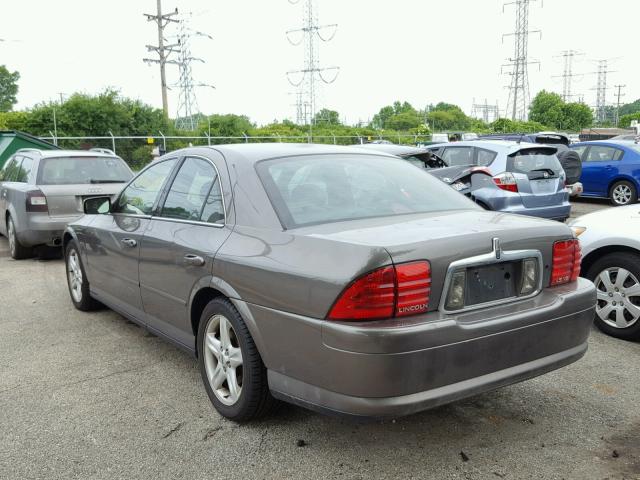 1LNHM87AX2Y681465 - 2002 LINCOLN LS 灰色 照片 3