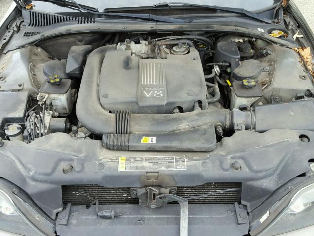 1LNHM87AX2Y681465 - 2002 LINCOLN LS GRAY photo 7