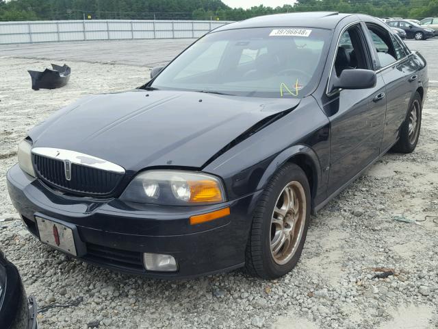 1LNHM87A91Y660315 - 2001 LINCOLN LS BLACK photo 2