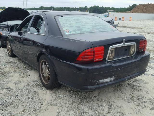 1LNHM87A91Y660315 - 2001 LINCOLN LS BLACK photo 3