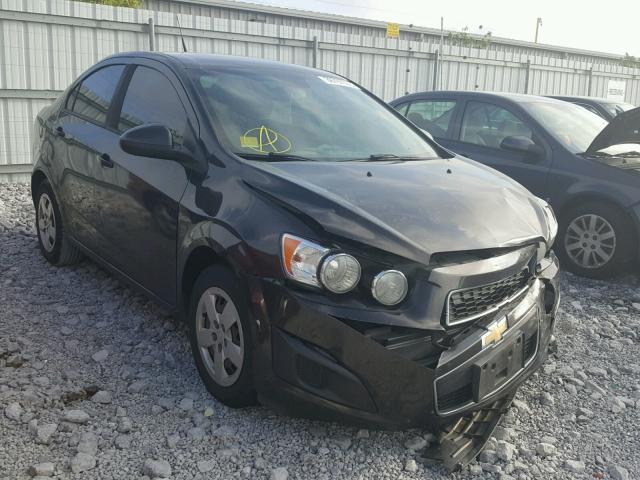 1G1JA5SHXD4254890 - 2013 CHEVROLET SONIC LS GREEN photo 1