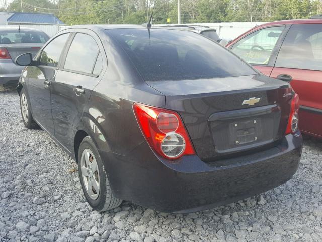 1G1JA5SHXD4254890 - 2013 CHEVROLET SONIC LS GREEN photo 3