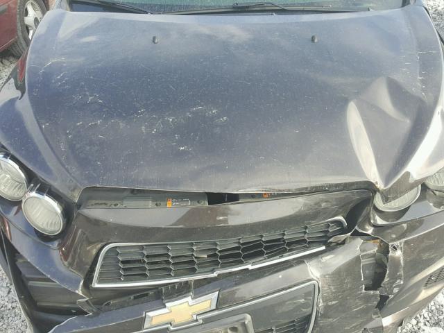 1G1JA5SHXD4254890 - 2013 CHEVROLET SONIC LS GREEN photo 7