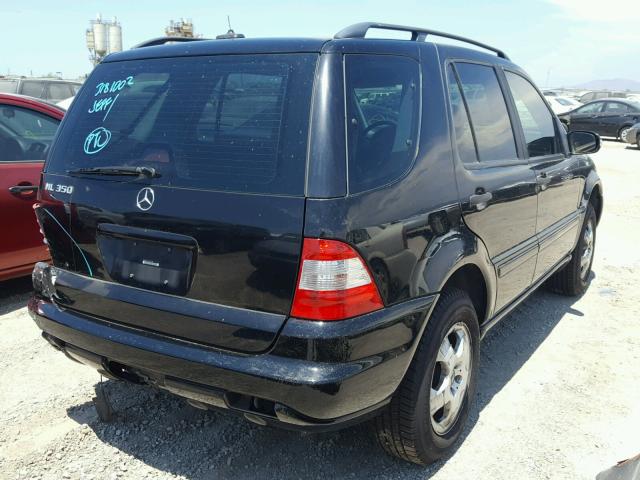 4JGAB57E43A427494 - 2003 MERCEDES-BENZ ML 350 BLACK photo 4