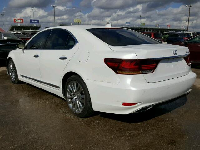 JTHBL5EF4F5135812 - 2015 LEXUS LS WHITE photo 3