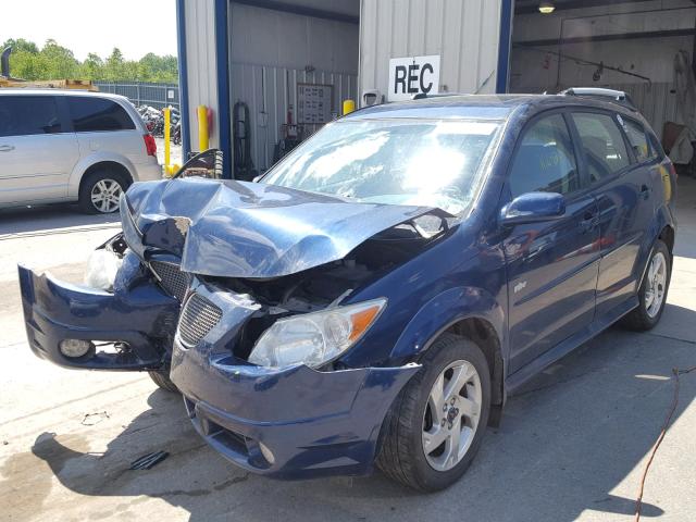 5Y2SM67866Z425254 - 2006 PONTIAC VIBE BLUE photo 2