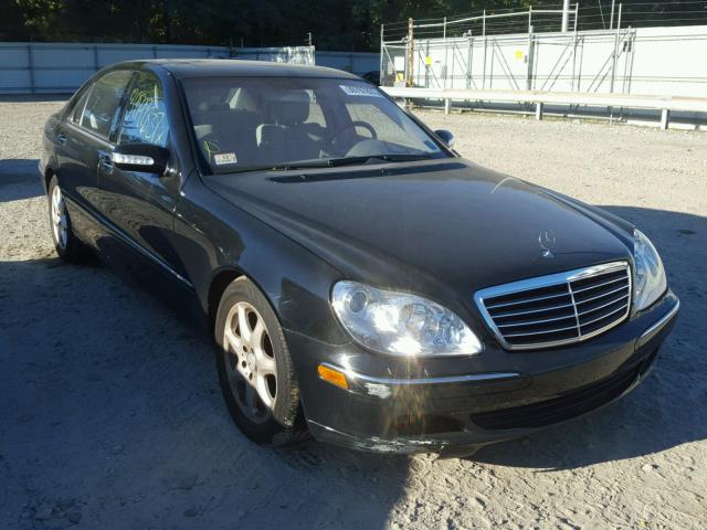 WDBNG84J74A407573 - 2004 MERCEDES-BENZ S 500 4MAT BLACK photo 1