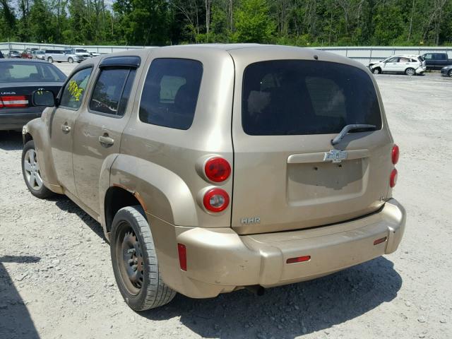 3GNDA13D08S595849 - 2008 CHEVROLET HHR LS თაფლისფერი ფოტო 3