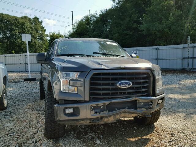 1FTEW1EF0GKE08052 - 2016 FORD F150 GRAY photo 1