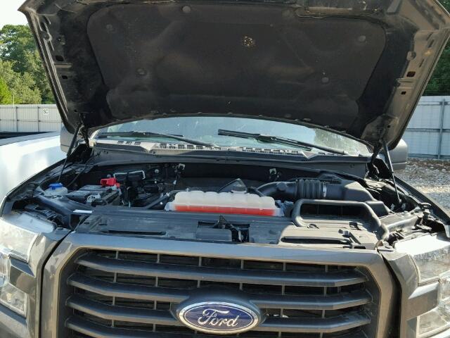 1FTEW1EF0GKE08052 - 2016 FORD F150 GRAY photo 7