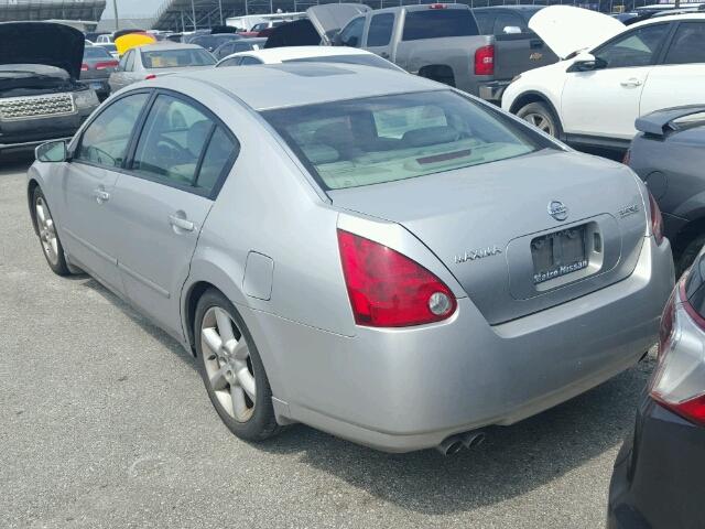 1N4BA41E44C871145 - 2004 NISSAN MAXIMA SILVER photo 3