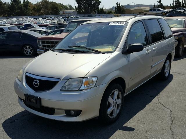 JM3LW28J720328658 - 2002 MAZDA MPV WAGON TAN photo 2