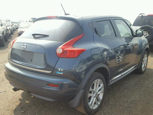 JN8AF5MRXDT212874 - 2013 NISSAN JUKE S BLACK photo 4