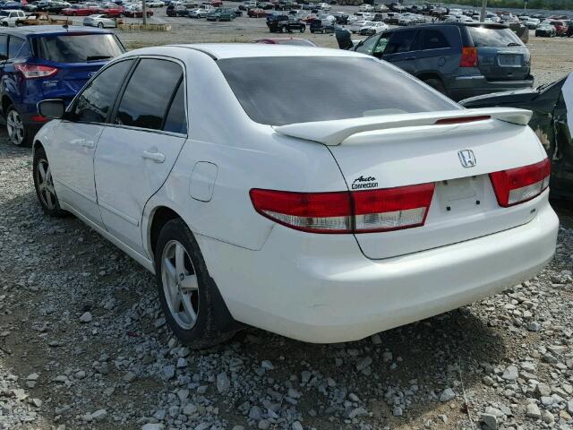 1HGCM56613A057737 - 2003 HONDA ACCORD EX WHITE photo 3