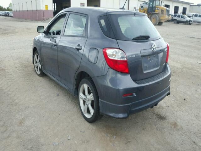 2T1LE40E99C005394 - 2009 TOYOTA COROLLA MA GRAY photo 3