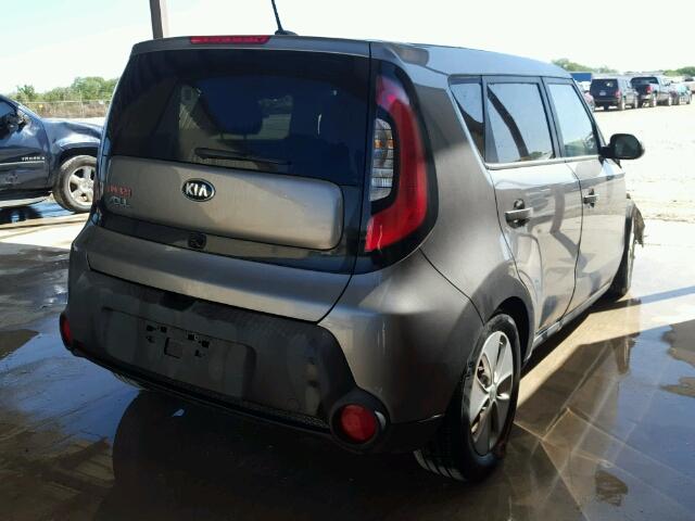 KNDJN2A29G7336846 - 2016 KIA SOUL GRAY photo 4