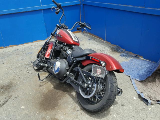 1HD1YJJ39JC062278 - 2018 HARLEY-DAVIDSON FXBB STREE RED photo 3