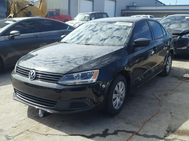 3VW1K7AJ9DM411976 - 2013 VOLKSWAGEN JETTA BASE Սև լուսանկար 2