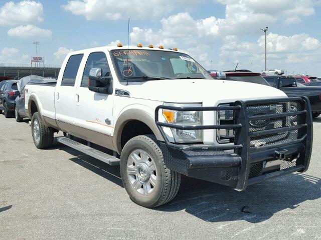 1FT8W3BT4CEA38817 - 2012 FORD F350 SUPER WHITE photo 1