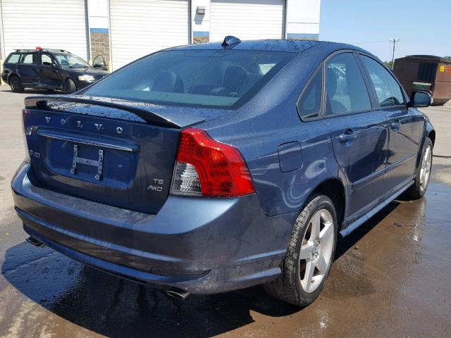 YV1MH672692467813 - 2009 VOLVO S40 T5 BLUE photo 4