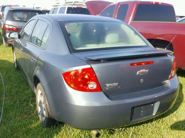 1G1AL58F777322159 - 2007 CHEVROLET COBALT LT BLUE photo 3