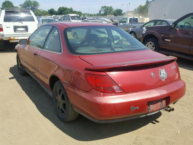 19UYA1256VL005175 - 1997 ACURA 2.2CL MAROON photo 3