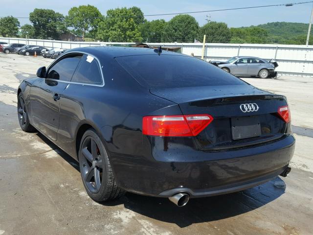 WAUDK78T78A033972 - 2008 AUDI A5 QUATTRO BLACK photo 3