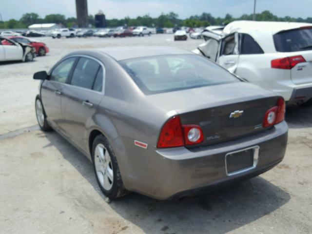 1G1ZA5E01AF281193 - 2010 CHEVROLET MALIBU LS 棕色 照片 3