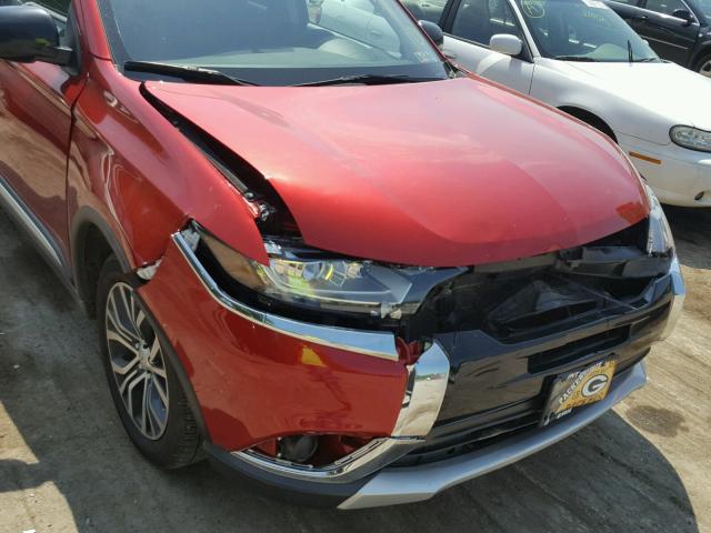 JA4AD2A38HZ030281 - 2017 MITSUBISHI OUTLANDER Qırmızı foto 9