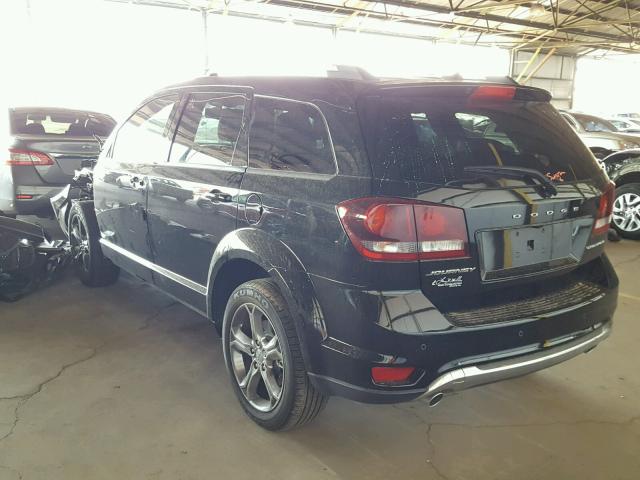 3C4PDCGG6HT554956 - 2017 DODGE JOURNEY CR BLACK photo 3