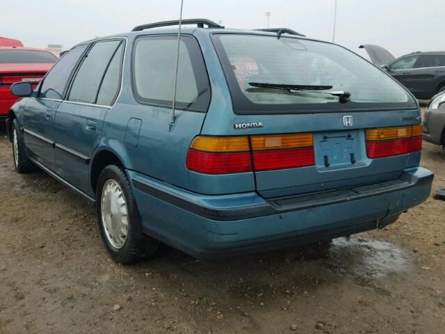 1HGCB9863MA023634 - 1991 HONDA ACCORD EX GREEN photo 3