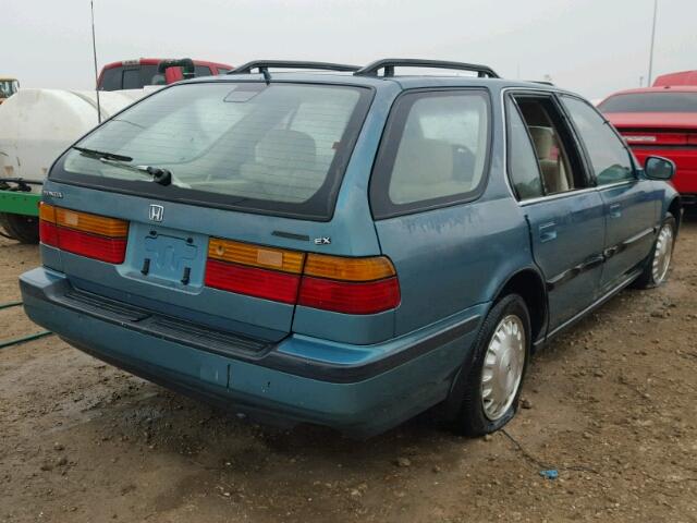 1HGCB9863MA023634 - 1991 HONDA ACCORD EX GREEN photo 4