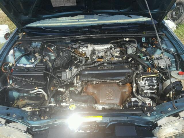 1HGCB9863MA023634 - 1991 HONDA ACCORD EX GREEN photo 7