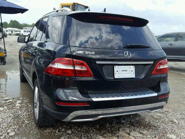 4JGDA5JB8FA519713 - 2015 MERCEDES-BENZ ML 350 BLACK photo 3