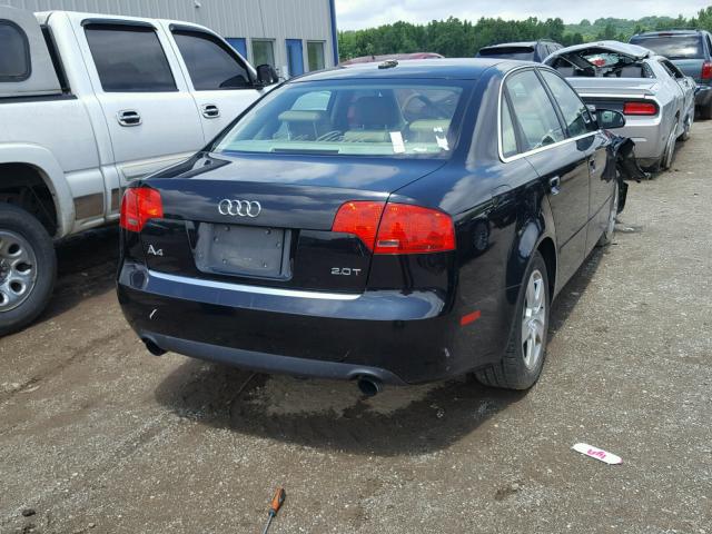 WAUAF78E06A293992 - 2006 AUDI A4 2 BLACK photo 4