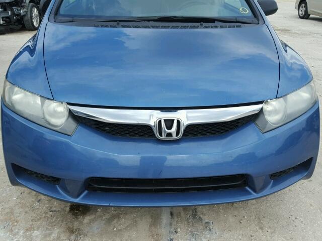 19XFA1F33BE021272 - 2011 HONDA CIVIC BLUE photo 9