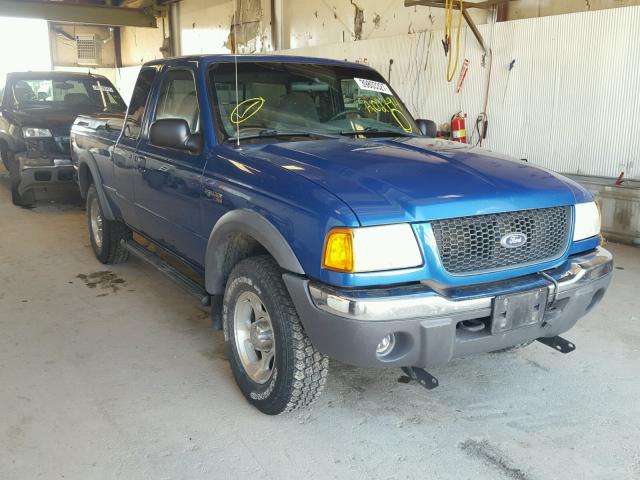 1FTZR45E12PA02794 - 2002 FORD RANGER BLUE photo 1