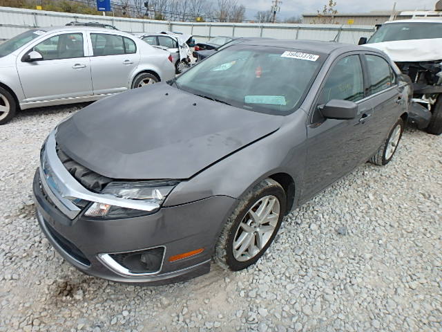 3FAHP0JG8BR273352 - 2011 FORD FUSION SEL GRAY photo 2