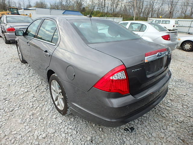 3FAHP0JG8BR273352 - 2011 FORD FUSION SEL GRAY photo 3