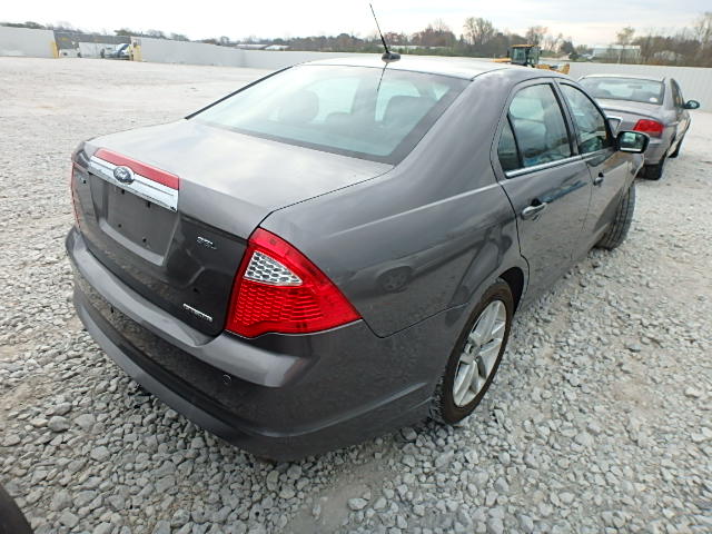 3FAHP0JG8BR273352 - 2011 FORD FUSION SEL GRAY photo 4