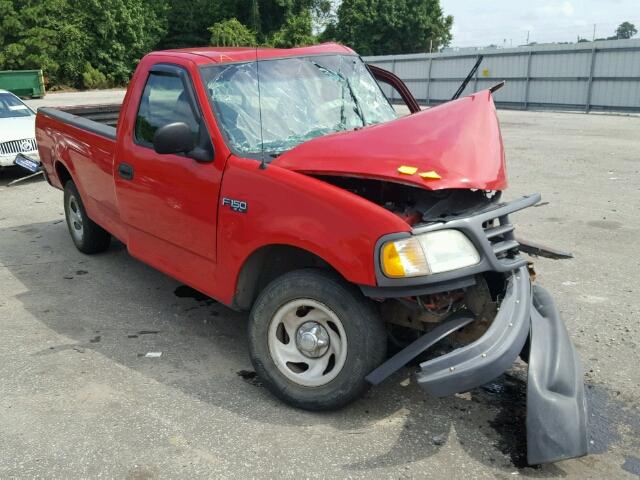 1FTRF17202NC01308 - 2002 FORD F150 RED photo 1