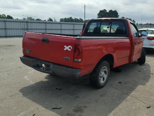 1FTRF17202NC01308 - 2002 FORD F150 RED photo 4