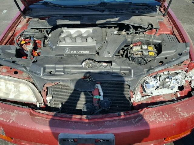 19UYA2256WL012957 - 1998 ACURA 3.0CL Կարմիր լուսանկար 7