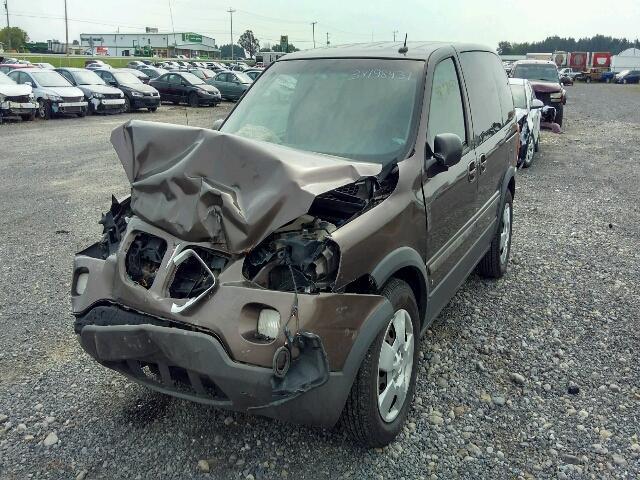 1GMDU03117D189508 - 2007 PONTIAC MONTANA SV BROWN photo 2