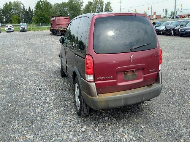 1GMDU03117D189508 - 2007 PONTIAC MONTANA SV BROWN photo 3