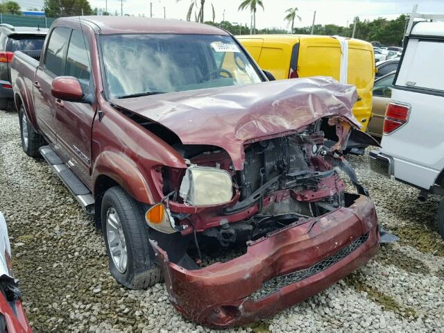 5TBET38185S480507 - 2005 TOYOTA TUNDRA RED photo 1