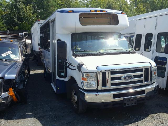 1FDFE45S49DA54867 - 2009 FORD ECONOLINE WHITE photo 1